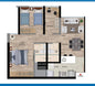 Apartamento 60 mts2 en La Felicidad con garaje cubierto.